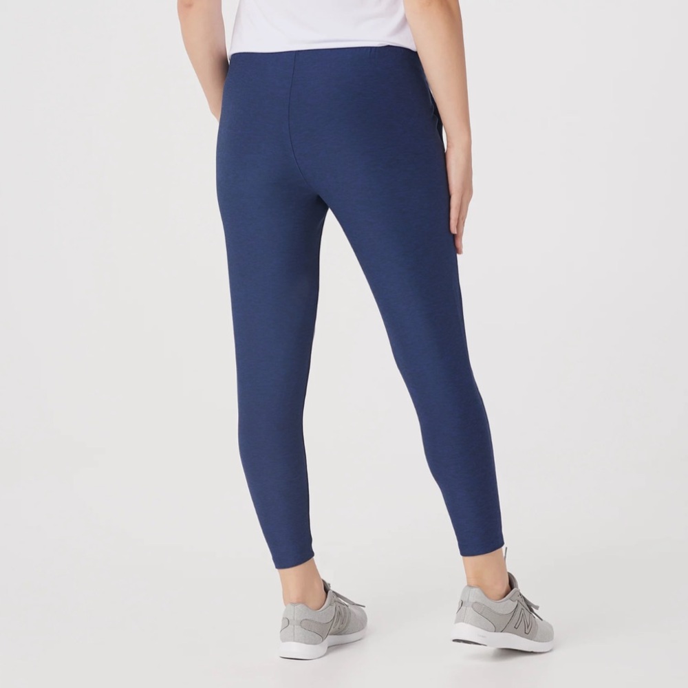 New Balance x Isaac Mizrahi Live Navy Space Dyed Speed Jogger Pants Large - Picture 2 of 11